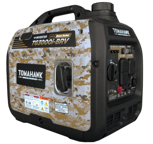 3000 Watt Inverter Generator Super Quiet Portable Gas Power Professional Use - Camo Special Edition - Sweatfully