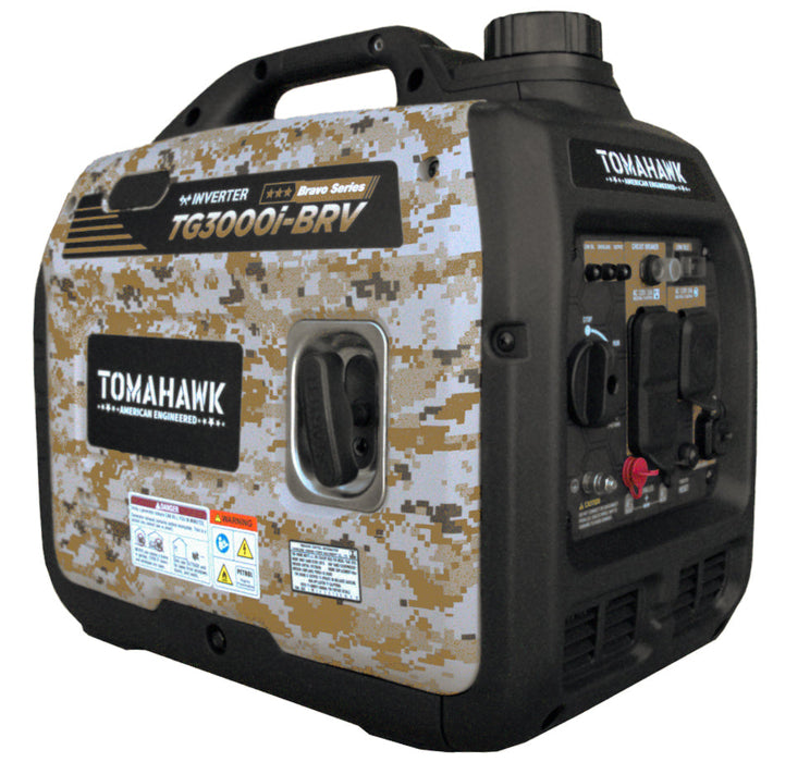 3000 Watt Inverter Generator Super Quiet Portable Gas Power Professional Use - Camo Special Edition - Sweatfully