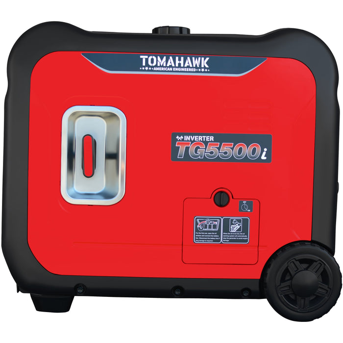 5500 Watt Inverter Generator Super Quiet Portable Gas Power Professional Use - Sweatfully