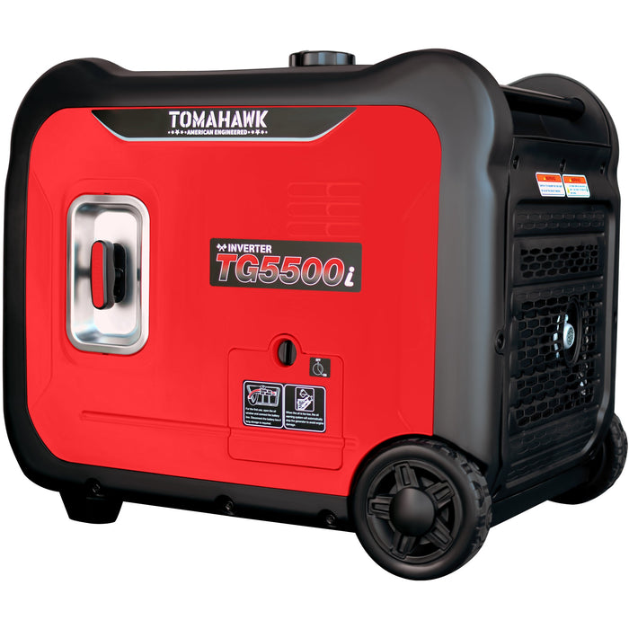 5500 Watt Inverter Generator Super Quiet Portable Gas Power Professional Use - Sweatfully