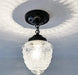 Acorn Antique Glass Ceiling Light with Chain - Sweatfully