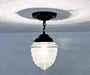 Acorn Antique Glass Ceiling Light with Chain - Sweatfully