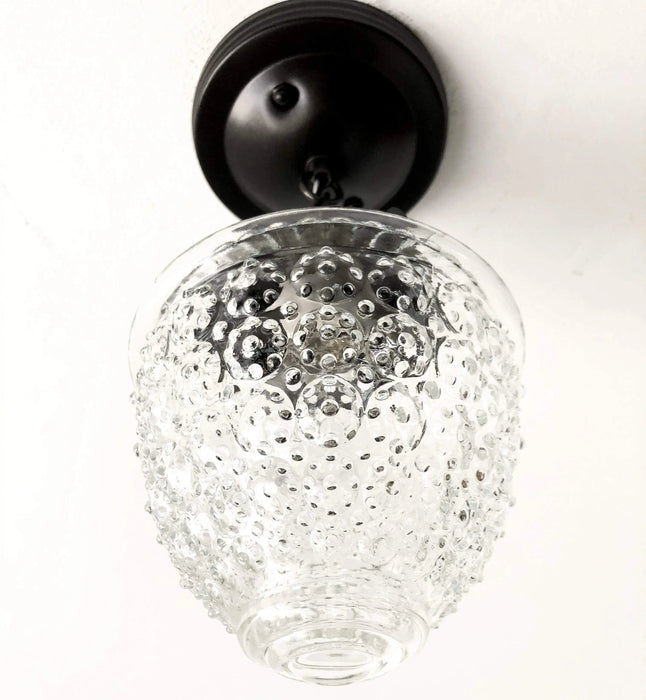 Acorn Antique Glass Ceiling Light with Chain - Sweatfully