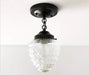 Acorn Antique Glass Ceiling Light with Chain - Sweatfully