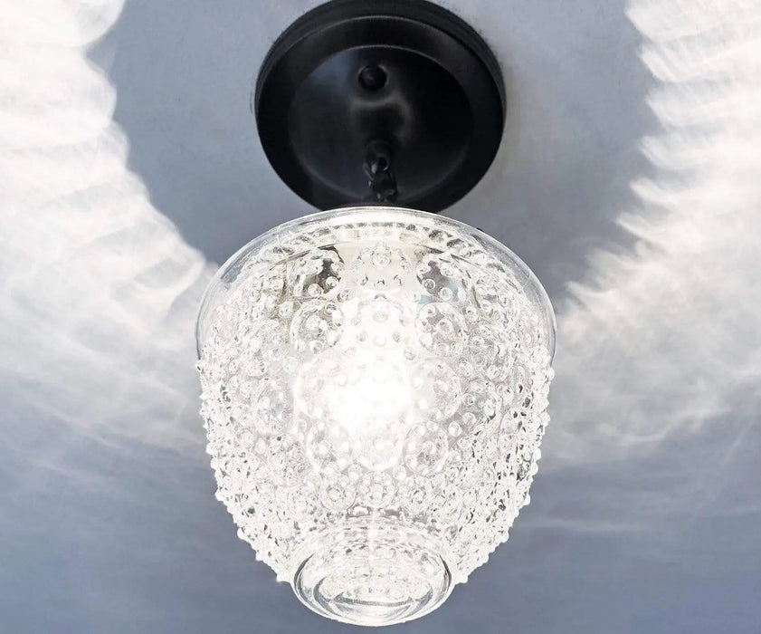 Acorn Antique Glass Ceiling Light with Chain - Sweatfully