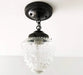 Acorn Antique Glass Ceiling Light with Chain - Sweatfully
