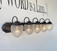 Antique Acorn Glass VANITY Light - 3 Sizes - Sweatfully