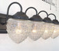 Bathroom Vanity Lighting Fixture of Antique Glass - Sweatfully