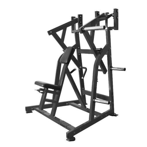 Excel Iso-Lateral Low Row - Muscle D Fitness - Plate Load Seated Row - Gas Shock Assisted Seat Adjustment - Weight Storage Pins - Sweatfully