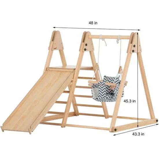 Juniper - Real Wood Folding Playset - Sweatfully