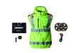 24V Battery-Powered Fan-Cooled Safety Vest Hi-Vis Complete Cooling System - Sweatfully