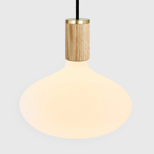Oval II Pendant Light in Oak - Sweatfully