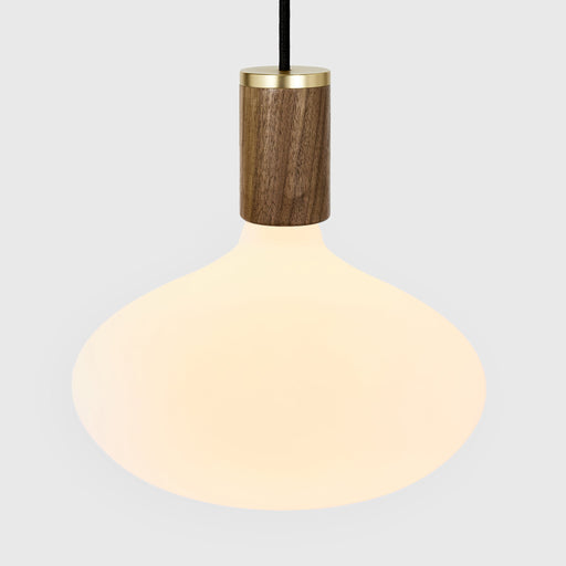 Oval II Pendant Light in Walnut - Sweatfully