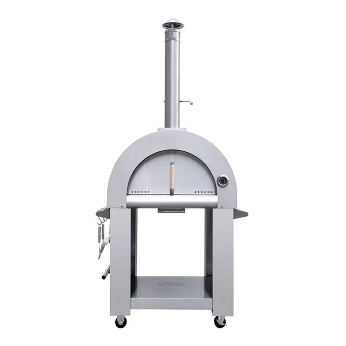 KoKoMo Grills Premium 32 Inch Stainless Steel Wood Fired Pizza Oven