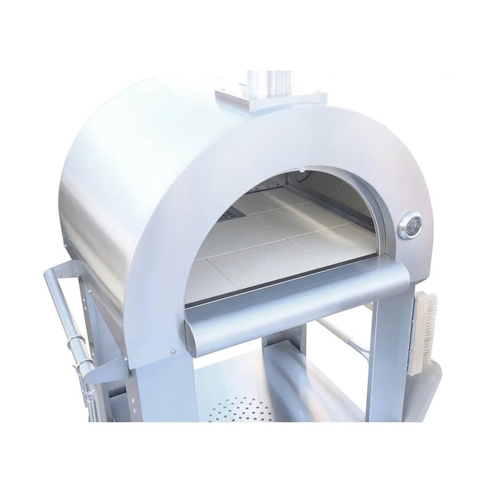 KoKoMo Grills Premium 32 Inch Stainless Steel Wood Fired Pizza Oven - Thumbnail 5