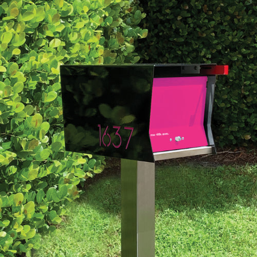 The Original Retrobox in JET BLACK - Modern Mailbox - Sweatfully