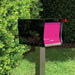 The Original Retrobox in JET BLACK - Modern Mailbox - Sweatfully