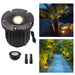 Gardenreet Brass In-ground Well Lights, Low Voltage IP65 Waterproof 12V LED Outdoor Landscape Lighting(Open Top 2202A) - Sweatfully