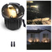 Gardenreet Brass In-ground Well Lights, Low Voltage IP65 Waterproof 12V LED Outdoor Landscape Lighting(Beacon Top 2203A) - Sweatfully