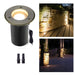 Brass In-ground Well Lights, Low Voltage IP65 Waterproof 12V LED Outdoor Landscape Lighting (Small 2206A) - Sweatfully