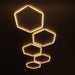 HexGlow Lighting Individual Large Hex Kit (5 PACK) - Sweatfully