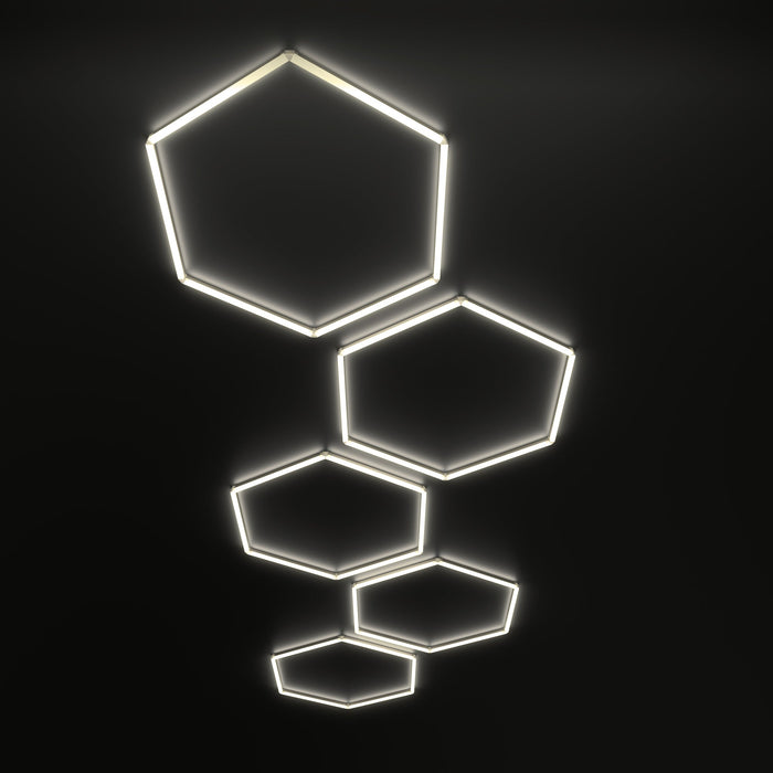 HexGlow Lighting Individual Large Hex Kit (5 PACK) - Sweatfully