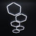 HexGlow Lighting Individual Large Hex Kit (5 PACK) - Sweatfully