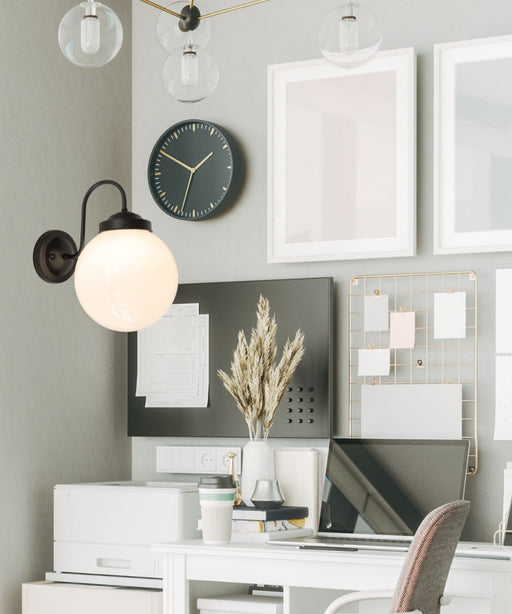 Large Modern Globe Wall Sconce - Sweatfully