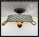 Flat Rustic Tub Ceiling Light Galvanized Beehive - Sweatfully