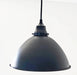 Large Black Enamel Farmhouse Pendant Light - Sweatfully