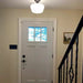 Large Schoolhouse Milk Glass LIGHT Fixture - Sweatfully