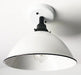 Large White Enamel Modern Farmhouse Ceiling Lighting - Sweatfully