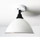 Large White Enamel Modern Farmhouse Ceiling Lighting - Sweatfully