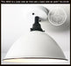 Large White Enamel Modern Farmhouse Ceiling Lighting - Sweatfully