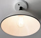 Large White Enamel Modern Farmhouse Ceiling Lighting - Sweatfully