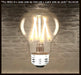 LED Edison Style 6 watt Light Bulb for Mason Jar Lighting - 60 watts Equivalent - Sweatfully