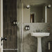 Lochan Wall Light in Graphite + Sphere III - Sweatfully