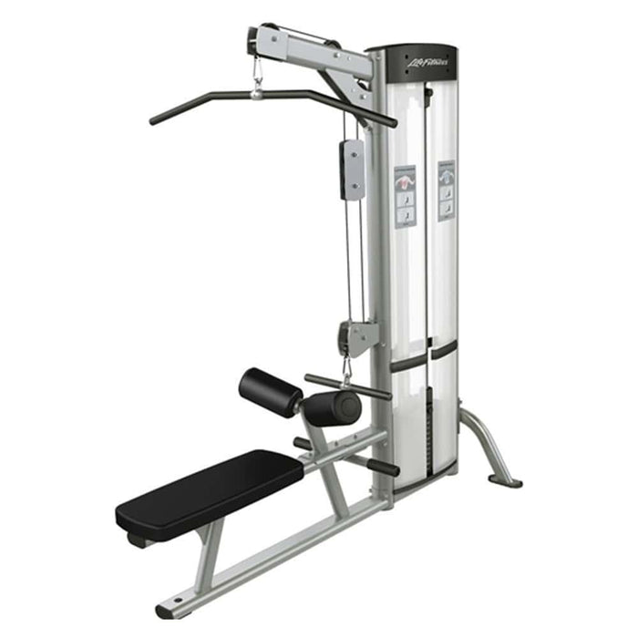 Life Fitness Optima Lat Pull / Low Row Combo - White - NEW - Sweatfully