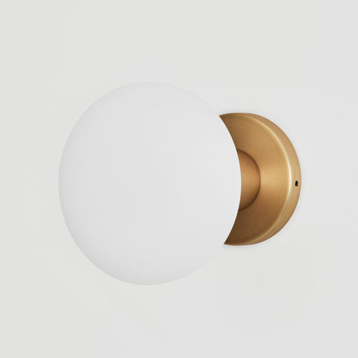 Lochan Wall Light in Brass + Oval - Sweatfully