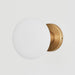Lochan Wall Light in Brass + Oval - Sweatfully