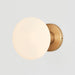Lochan Wall Light in Brass + Oval Dim to Warm - Sweatfully