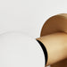 Lochan Wall Light in Brass + Sphere III - Sweatfully