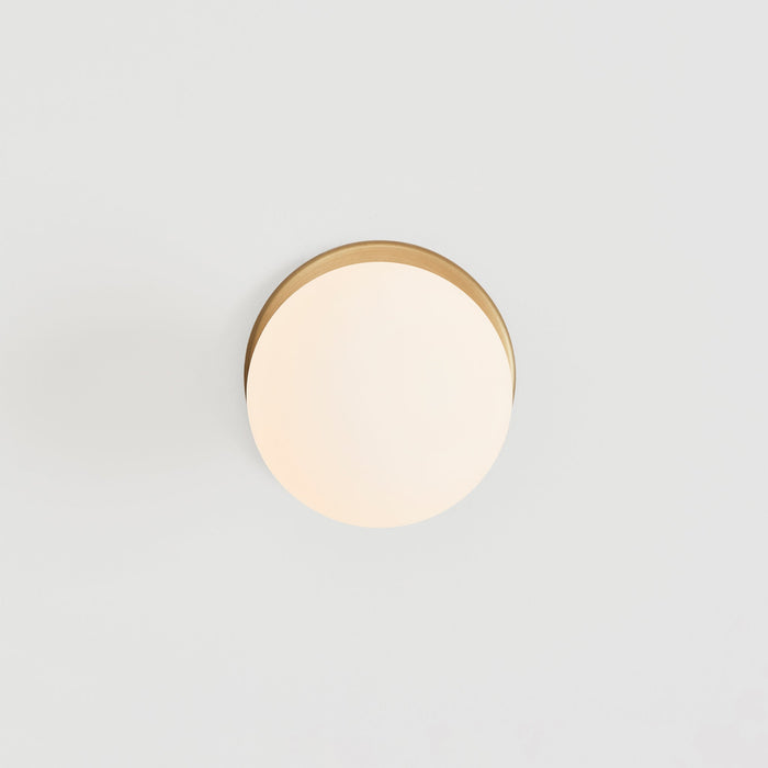 Lochan Wall Light in Brass + Sphere III - Sweatfully