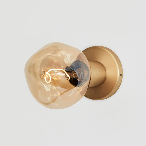 Lochan Wall Light in Brass + Voronoi I - Sweatfully