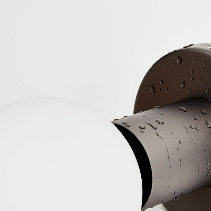 Lochan Wall Light in Graphite + Sphere III - Sweatfully
