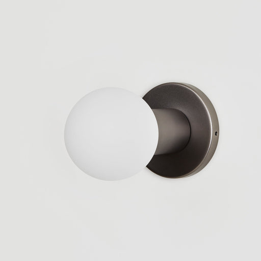 Lochan Wall Light in Graphite + Sphere III - Sweatfully