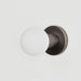 Lochan Wall Light in Graphite + Sphere III - Sweatfully