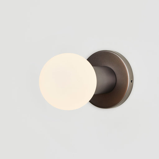Lochan Wall Light in Graphite + Sphere III - Sweatfully