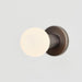 Lochan Wall Light in Graphite + Sphere III - Sweatfully