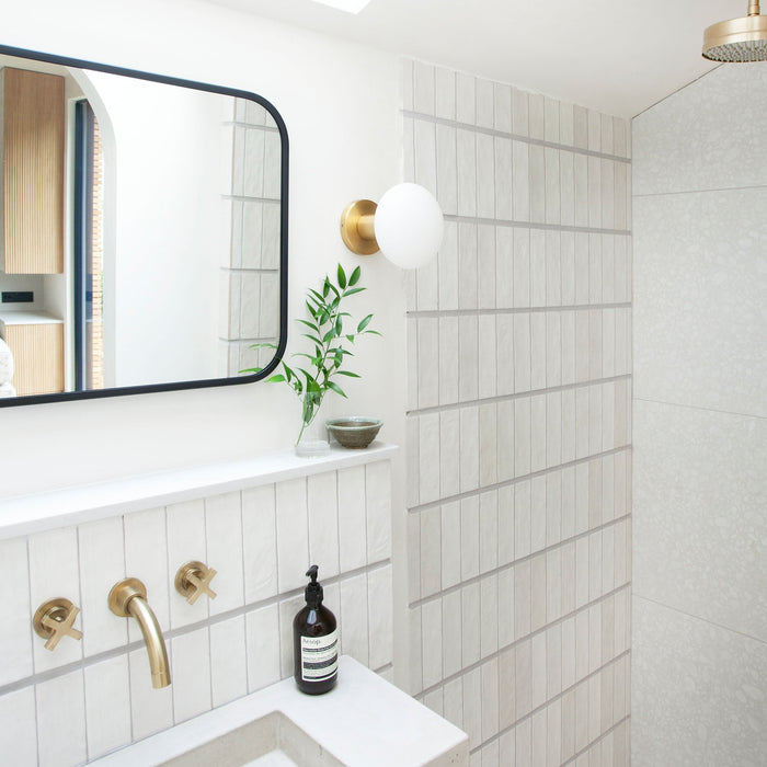 Lochan Wall Light in Brass + Oval - Sweatfully